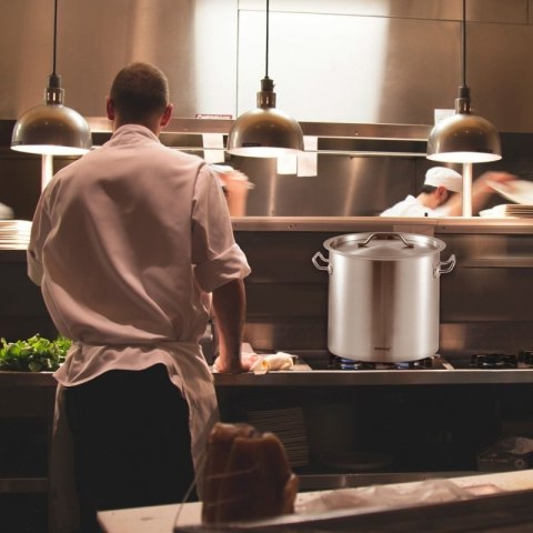 GARNEK GASTRONOMICZNY Z POKRYWĄ STALOWĄ 33L KINGHOFF KH-1964 Kinghoff