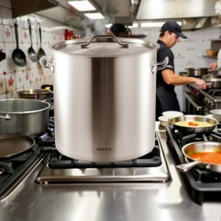 GARNEK GASTRONOMICZNY Z POKRYWĄ STALOWĄ 50L KINGHOFF KH-1966 Kinghoff