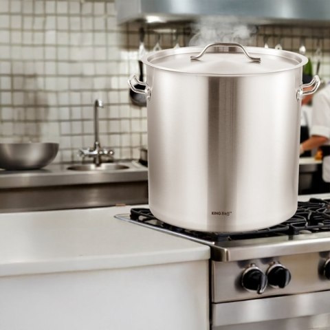 GARNEK GASTRONOMICZNY Z POKRYWĄ STALOWĄ 71L KINGHOFF KH-1967 Kinghoff