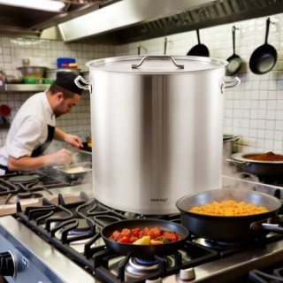 GARNEK GASTRONOMICZNY Z POKRYWĄ STALOWĄ 98L KINGHOFF KH-1968 Kinghoff