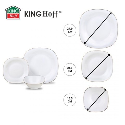 KOMPLET OBIADOWY TOPAZ DLA 6 OSÓB 18 ELEM. KINGHOFF KH-1923 Kinghoff