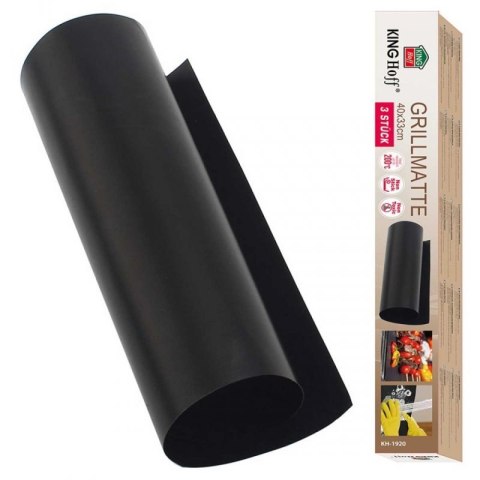 MATA DO GRILLOWANIA 40x33 cm 3 szt. KINGHOFF KH-1920 Kinghoff