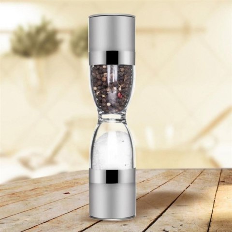 PODWÓJNY MŁYNEK KLEPSYDRA DO PIEPRZU I SOLI ORION 130181 Orion