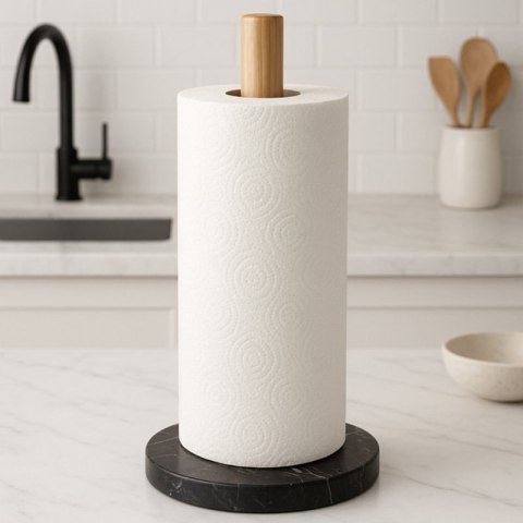 STOJAK NA RĘCZNIKI PAPIEROWE Z MARMUROWĄ PODSTAWĄ 3380 Brunbeste