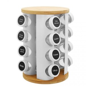 STOJAK OBROTOWY NA PRZYPRAWY 16 POJEMNIKÓW 2863 Brunbeste