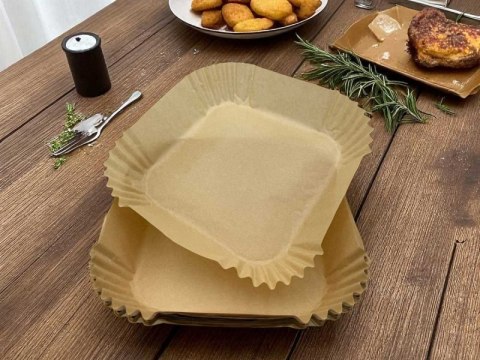 WKŁAD PAPIEROWY DO FRYTOWNICY KWADRATOWY 20x20cm 50szt. ALPENBURG Alpenburg