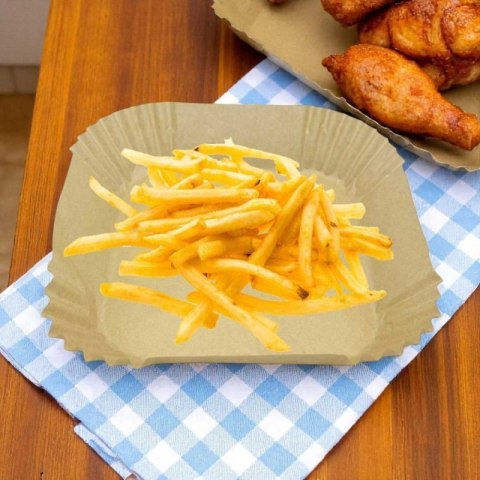 WKŁAD PAPIEROWY DO FRYTOWNICY KWADRATOWY 20x20cm 50szt. ALPENBURG Alpenburg