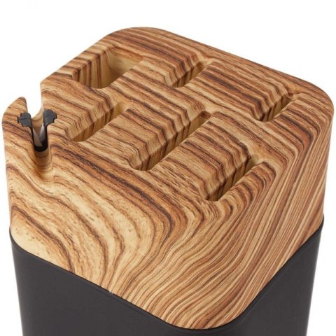 ZESTAW NOŻY KUCHENNYCH W STOJAKU Z OSTRZAŁKĄ 3775 Brunbeste