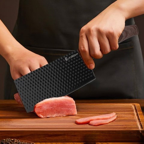 ZESTAW NOŻY KUCHENNYCH Z TASAKIEM W STOJAKU E-6309 Elitehoff