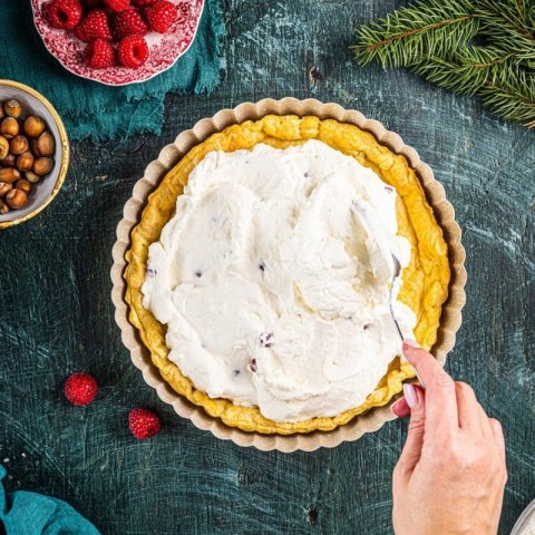 BLACHA FORMA DO TARTY Ø25cm Z WYJMOWANYM DNEM KINGHOFF KH-1969 Kinghoff