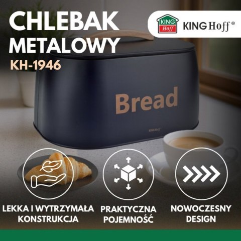 CHLEBAK POJEMNIK STALOWY NA PIECZYWO KINGHOFF KH-1946 Kinghoff