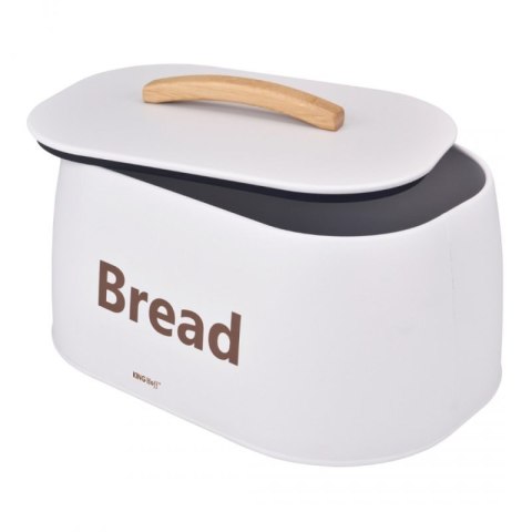 CHLEBAK POJEMNIK STALOWY NA PIECZYWO KINGHOFF KH-1947 BIAŁY Kinghoff