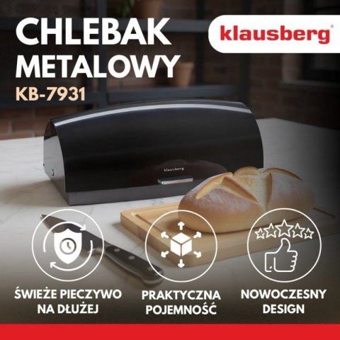 CHLEBAK POJEMNIK STALOWY NA PIECZYWO KLAUSBERG KB-7931 Klausberg