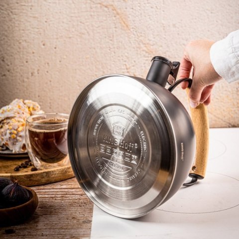 CZAJNIK 2,5L Z GWIZDKIEM KINGHOFF KH-1999 CZARNY MAT Kinghoff