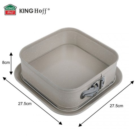 FORMA BLACHA KWADRATOWA ROZPINANA DO CIASTA 27,5x27,5cm KINGHOFF KH-1977 Kinghoff
