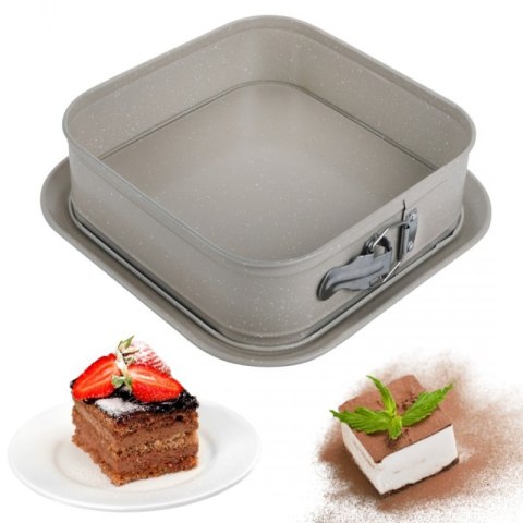 FORMA BLACHA KWADRATOWA ROZPINANA DO CIASTA 27,5x27,5cm KINGHOFF KH-1977 Kinghoff