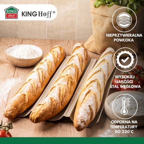 FORMA STALOWA DO BAGIETEK ZAPIEKANEK KINGHOFF KH-1970 Kinghoff