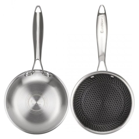 PATELNIA STALOWA 16cm Z POWŁOKĄ PLASTER MIODU E-7543 Elitehoff