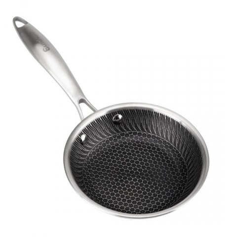 PATELNIA STALOWA 16cm Z POWŁOKĄ PLASTER MIODU E-7543 Elitehoff