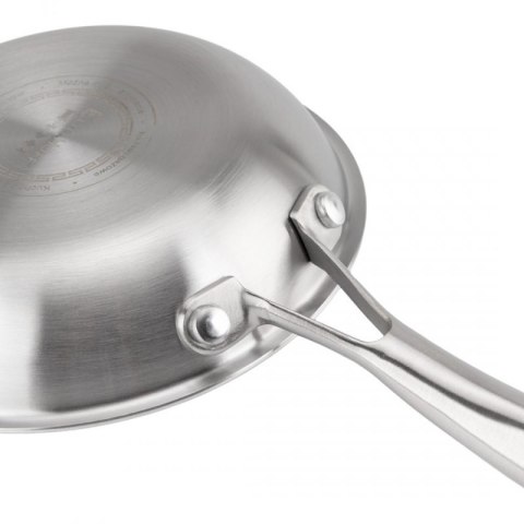 PATELNIA STALOWA 16cm Z POWŁOKĄ PLASTER MIODU E-7543 Elitehoff