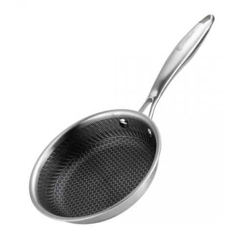 PATELNIA STALOWA 18cm Z POWŁOKĄ PLASTER MIODU E-7544 Elitehoff