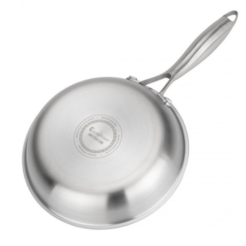 PATELNIA STALOWA 20cm Z POWŁOKĄ PLASTER MIODU E-7545 Elitehoff