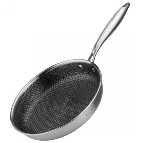 PATELNIA STALOWA 26cm Z POWŁOKĄ PLASTER MIODU E-7548 Elitehoff