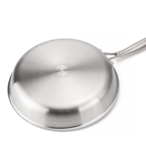 PATELNIA STALOWA 28cm Z POWŁOKĄ PLASTER MIODU E-7549 Elitehoff