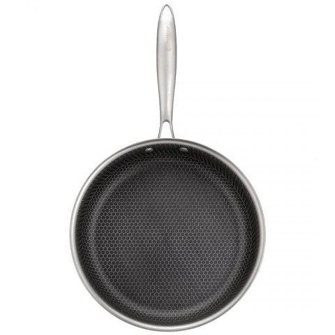 PATELNIA STALOWA 28cm Z POWŁOKĄ PLASTER MIODU E-7549 Elitehoff