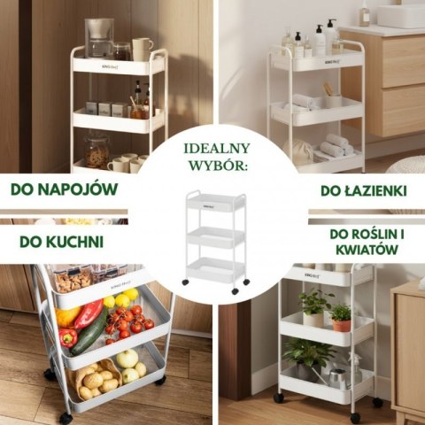 REGAŁ BAREK MOBILNY WIELOFUNKCYJNY KINGHOFF KH-1942 Kinghoff