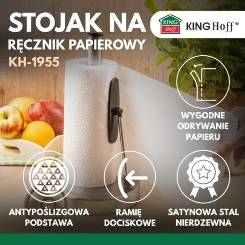 STOJAK STALOWY NA RĘCZNIKI PAPIEROWE KINGHOFF KH-1955 Kinghoff