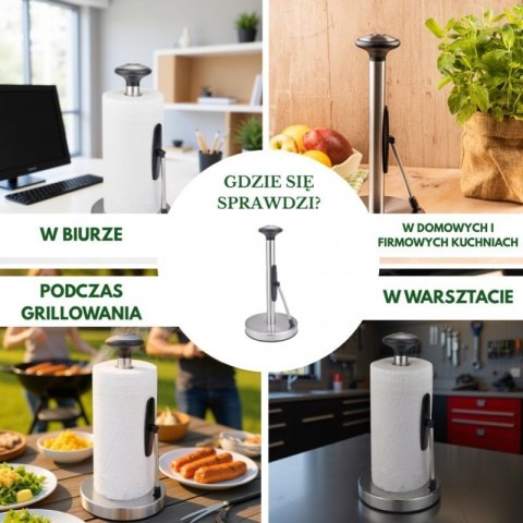 STOJAK STALOWY NA RĘCZNIKI PAPIEROWE KINGHOFF KH-1955 Kinghoff