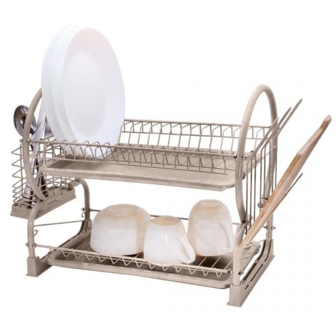 SUSZARKA DWUPOZIOMOWA DO NACZYŃ Z OCIEKACZEM I TACĄ 4029 Brunbeste