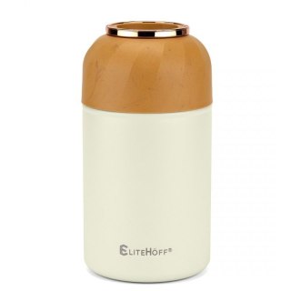 TERMOS OBIADOWY 1050ml Z MISKĄ I SKŁADANĄ ŁYŻKĄ E-8248 Elitehoff
