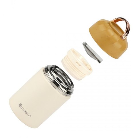 TERMOS OBIADOWY 500ml Z MISKĄ I SKŁADANĄ ŁYŻKĄ E-8250 Elitehoff