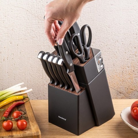 ZESTAW NOŻY KUCHENNYCH I DO STEKÓW W BLOKU KLAUSBERG KB-7985 Klausberg