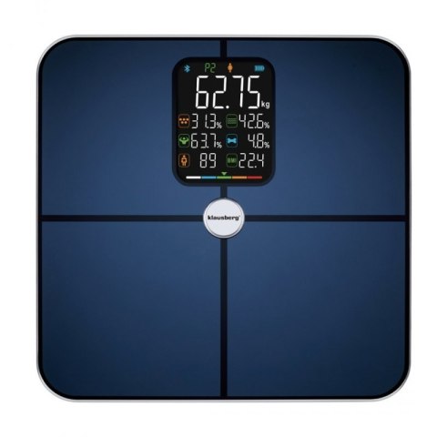 ANALITYCZNA WAGA ŁAZIENKOWA SMART IOS ANDROID KLAUSBERG KB-7940 Klausberg