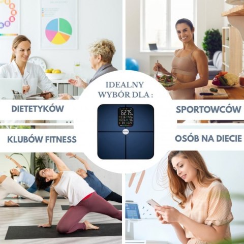 ANALITYCZNA WAGA ŁAZIENKOWA SMART IOS ANDROID KLAUSBERG KB-7940 Klausberg