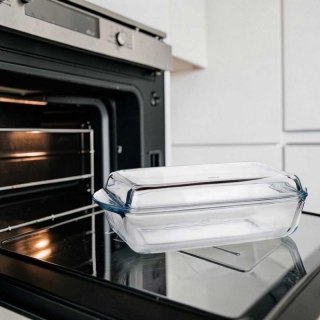BRYTFANNA SZKLANA ŻAROODPORNA 4,1L Z POKRYWĄ NACZYNIE ŻAROODPORNE Banquet