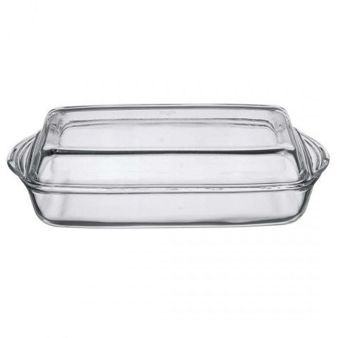 BRYTFANNA SZKLANA ŻAROODPORNA 4,1L Z POKRYWĄ NACZYNIE ŻAROODPORNE Banquet
