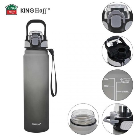 BUTELKA BIDON NA WODĘ 1L KINGHOFF KH-2008 Kinghoff