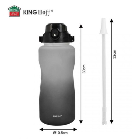 BUTELKA BIDON ZE SŁOMKĄ NA WODĘ 2L KINGHOFF KH-2009 Kinghoff
