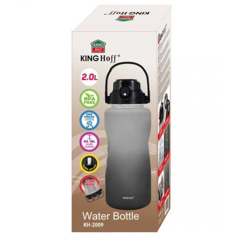 BUTELKA BIDON ZE SŁOMKĄ NA WODĘ 2L KINGHOFF KH-2009 Kinghoff