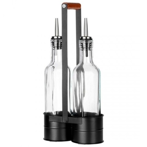 BUTELKI SZKLANE DO OLIWY OCTU 2x 250ml W STOJAKU 229274 Orion