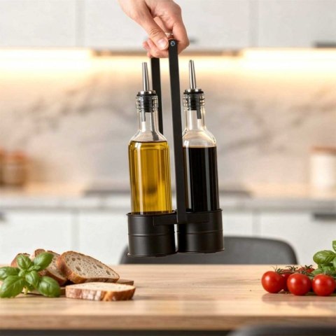 BUTELKI SZKLANE DO OLIWY OCTU 2x 250ml W STOJAKU 229274 Orion