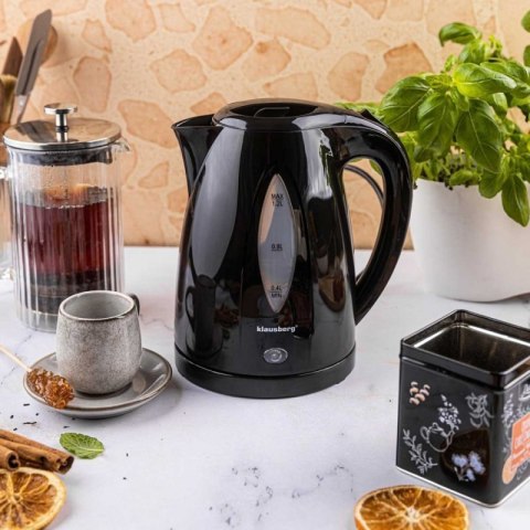 CZAJNIK ELEKTRYCZNY 1,2L KLAUSBERG KB-9001 CZARNY Klausberg