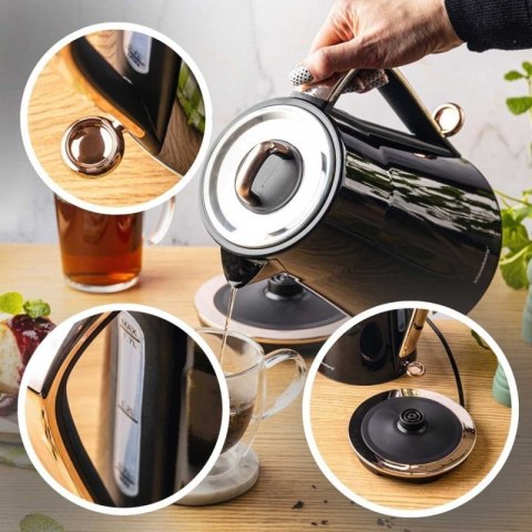 CZAJNIK ELEKTRYCZNY 1,7L KLAUSBERG KB-9015 CZARNY Klausberg