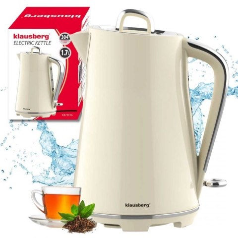 CZAJNIK ELEKTRYCZNY 1,7L KLAUSBERG KB-9016 KREMOWY Klausberg