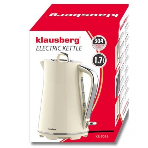 CZAJNIK ELEKTRYCZNY 1,7L KLAUSBERG KB-9016 KREMOWY Klausberg
