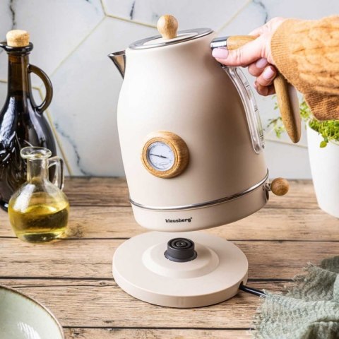 CZAJNIK ELEKTRYCZNY 1,7L Z TERMOMETREM KLAUSBERG KB-9006 RETRO Klausberg